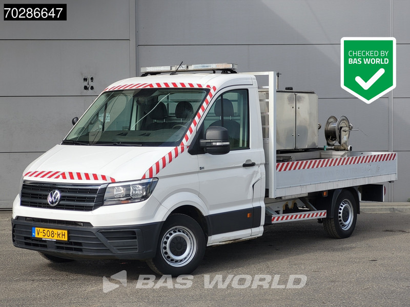 Volkswagen Crafter 177pk Automaat Open Laadbak Reinigingswagen Trekhaak Airco Cruise Euro6 Pritsche Pickup Open Box Hogedrukspuit Waterpomp A/C Tow - Pritsche Transporter: das Bild 1 Volkswagen Crafter 177pk Automaat Open Laadbak Reinigingswagen Trekhaak Airco Cruise Euro6 Pritsche Pickup Open Box Hogedrukspuit Waterpomp A/C Tow - Pritsche Transporter: das Bild 1
