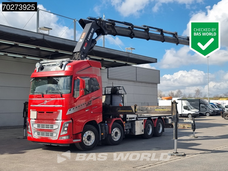 Volvo FH16 650 8X4 Hiab X-HIPRO 1058EP-6 Kran Crane ADR Lift+Lenkachse Euro 6 - Pritsche LKW, Autokran: das Bild 1 Volvo FH16 650 8X4 Hiab X-HIPRO 1058EP-6 Kran Crane ADR Lift+Lenkachse Euro 6 - Pritsche LKW, Autokran: das Bild 1