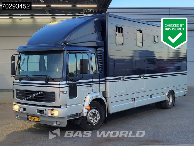 Volvo FL6 180 FL 4X2 NL-Horsetruck 4 Horses Pferdentransport Manual Euro 2 - Tiertransporter LKW: das Bild 1 Volvo FL6 180 FL 4X2 NL-Horsetruck 4 Horses Pferdentransport Manual Euro 2 - Tiertransporter LKW: das Bild 1