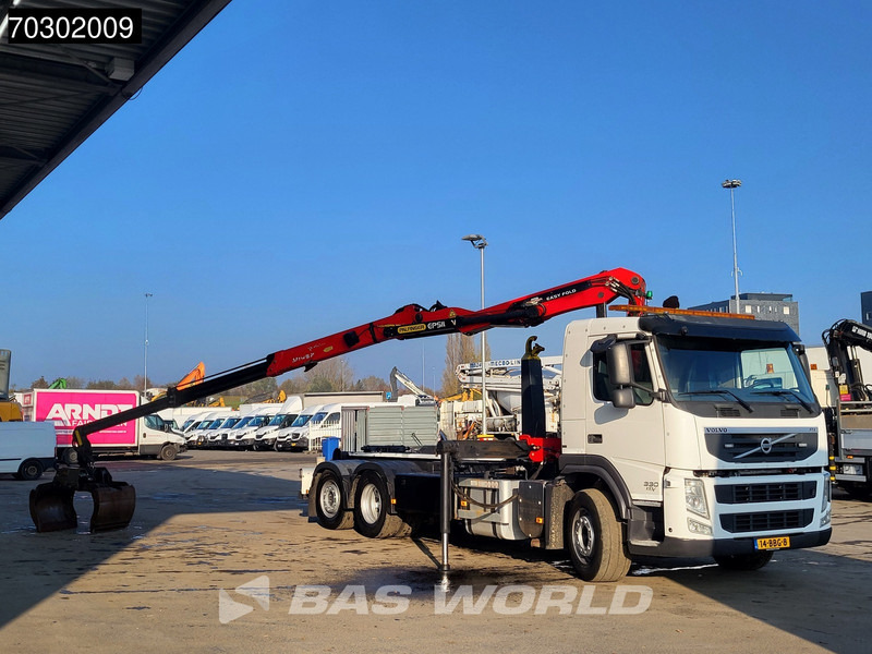 Volvo FM 330 FM 6X2 Palfinger Epsilon Z-Crane VDL Hook Lift+Steering Axle - Abrollkipper, Autokran: das Bild 5 Volvo FM 330 FM 6X2 Palfinger Epsilon Z-Crane VDL Hook Lift+Steering Axle - Abrollkipper, Autokran: das Bild 5
