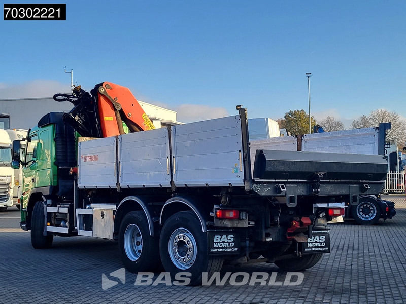 Volvo FM 340 FM 6X2 Palfinger PK23002 Crane 10m3 3-way tipper Lift+steering axle Euro 5 - Kipper, Autokran: das Bild 2 Volvo FM 340 FM 6X2 Palfinger PK23002 Crane 10m3 3-way tipper Lift+steering axle Euro 5 - Kipper, Autokran: das Bild 2
