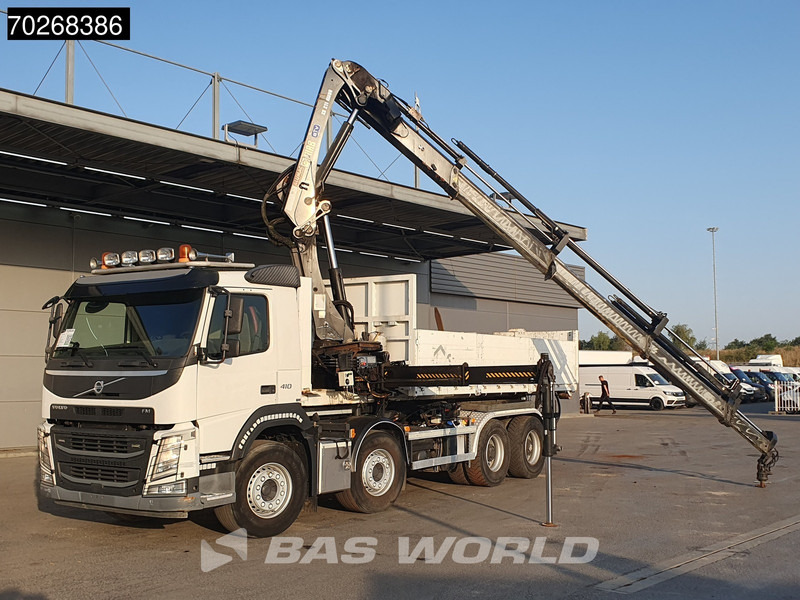 Volvo FM 410 8X4 211EP-5 HIDUO Kran Crane Steel suspension Big-Axle VEB Euro 6 - Abrollkipper, Autokran: das Bild 5 Volvo FM 410 8X4 211EP-5 HIDUO Kran Crane Steel suspension Big-Axle VEB Euro 6 - Abrollkipper, Autokran: das Bild 5