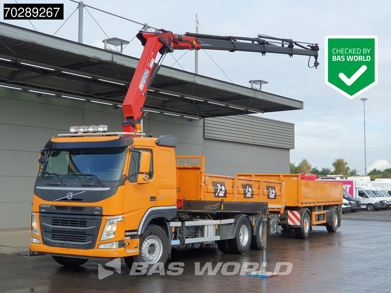 Volvo FM 420 6X2 Combi HMF 2120 K 4 Crane Kran Lift+lenkasche Euro 6 - Kipper, Autokran: das Bild 1 Volvo FM 420 6X2 Combi HMF 2120 K 4 Crane Kran Lift+lenkasche Euro 6 - Kipper, Autokran: das Bild 1