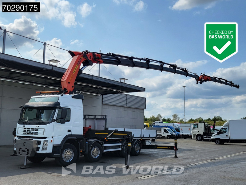 Volvo FM 480 8X2 Palfinger PK85002 Crane+Jib Lifting-Axle Big-Axle Automatic Euro 4 - Pritsche LKW, Autokran: das Bild 1 Volvo FM 480 8X2 Palfinger PK85002 Crane+Jib Lifting-Axle Big-Axle Automatic Euro 4 - Pritsche LKW, Autokran: das Bild 1