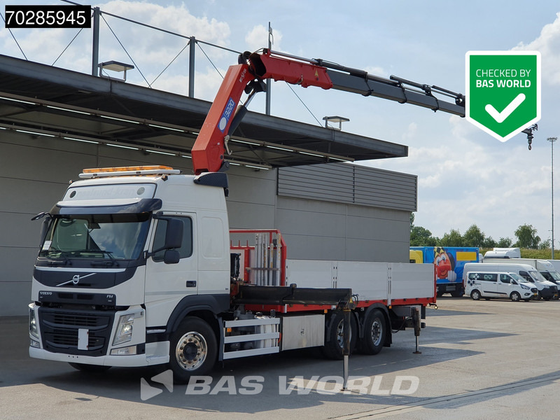 Volvo FM 500 6X2 HMF 3220-K7 Crane Kran Lift-Steering Axle Euro 6 - Pritsche LKW, Autokran: das Bild 1 Volvo FM 500 6X2 HMF 3220-K7 Crane Kran Lift-Steering Axle Euro 6 - Pritsche LKW, Autokran: das Bild 1