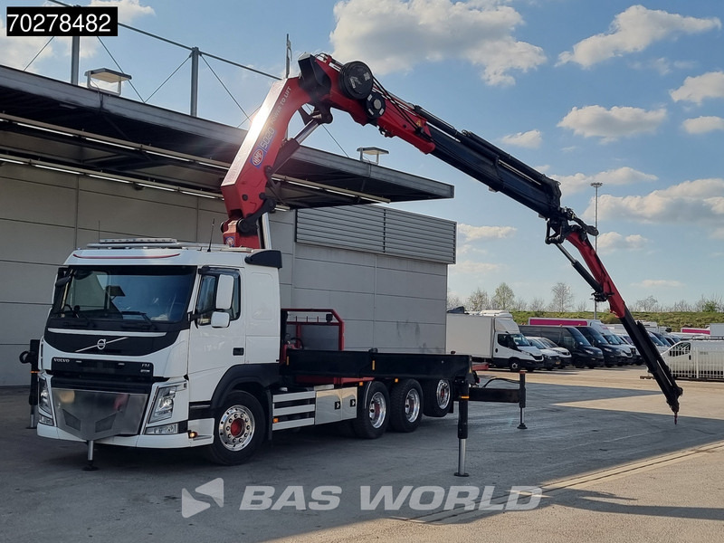 Volvo FM 500 8X4 HMF5020 K6 + Fly Jib Lift+Lenkachse Crane Kran Euro 6 - Pritsche LKW, Autokran: das Bild 5 Volvo FM 500 8X4 HMF5020 K6 + Fly Jib Lift+Lenkachse Crane Kran Euro 6 - Pritsche LKW, Autokran: das Bild 5