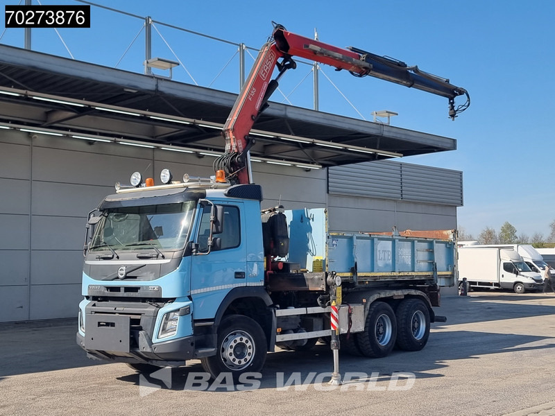 Volvo FMX 420 6X4 Fassi F155A.2.22 Crane 9m3 Big-Axle Automatic Euro 5 - Kipper, Autokran: das Bild 1 Volvo FMX 420 6X4 Fassi F155A.2.22 Crane 9m3 Big-Axle Automatic Euro 5 - Kipper, Autokran: das Bild 1