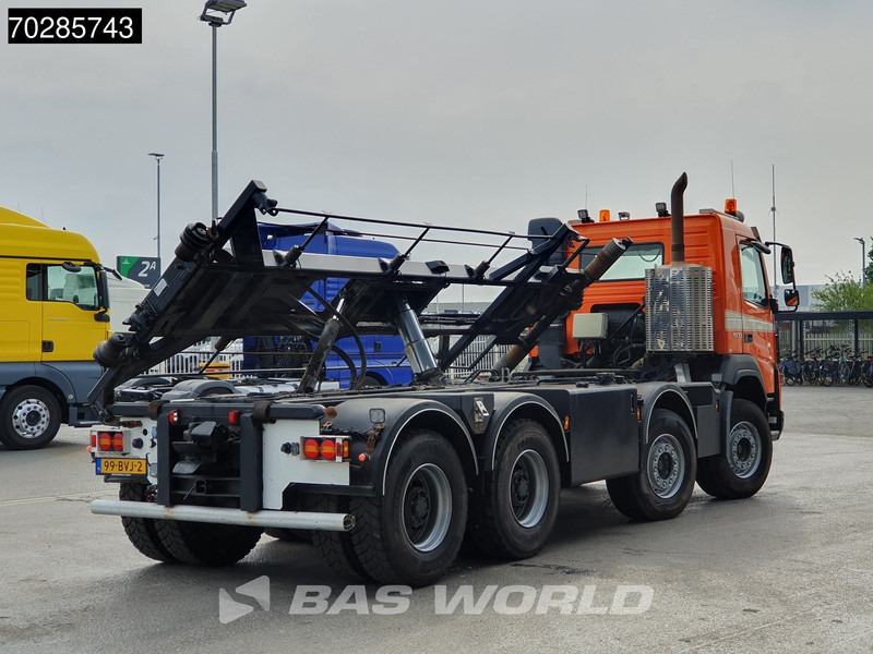 Seil Abrollkipper Volvo FMX 500 FMX 8X4 NL-Truck 28tons SAWO 3-Side cable lift Steelsuspension Retarder Automatic Euro 6: das Bild 7