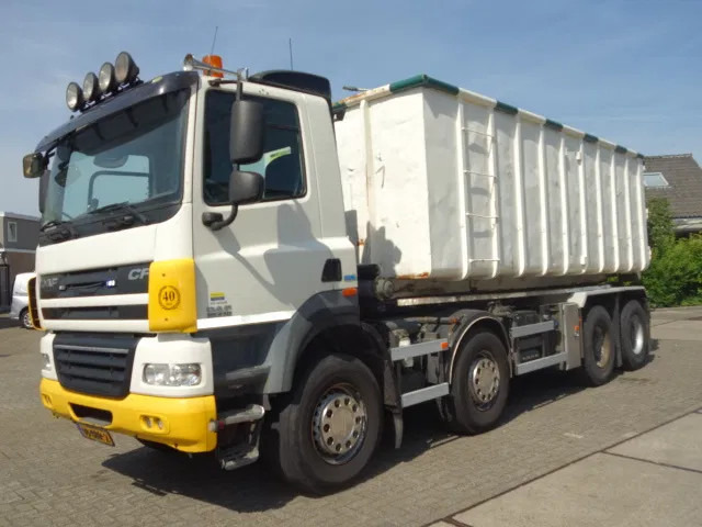 DAF CF 410 8X4 NCH CONTAINER SYSTEEM 32 TON 90 graden silo containers - Seil Abrollkipper: das Bild 3 DAF CF 410 8X4 NCH CONTAINER SYSTEEM 32 TON 90 graden silo containers - Seil Abrollkipper: das Bild 3