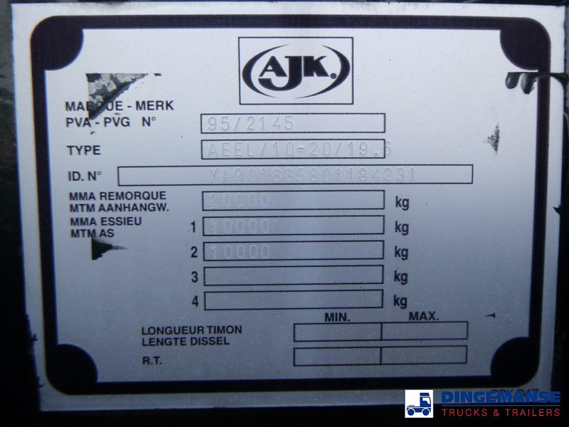 Abrollanhänger/ Absetzanhänger AJK Hydrolift Hook lift drawbar trailer: das Bild 19