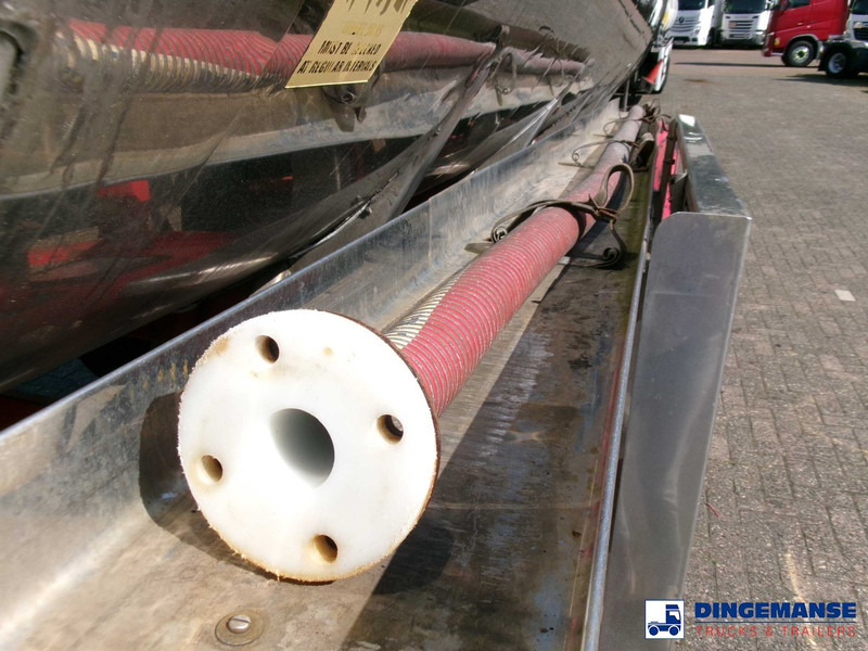 Tankauflieger Crane Fruehauf Chemical ACID tank inox 30 m3 / 1 comp: das Bild 12