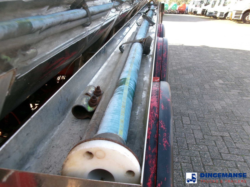 Tankauflieger Crane Fruehauf Chemical ACID tank inox 30 m3 / 1 comp: das Bild 13