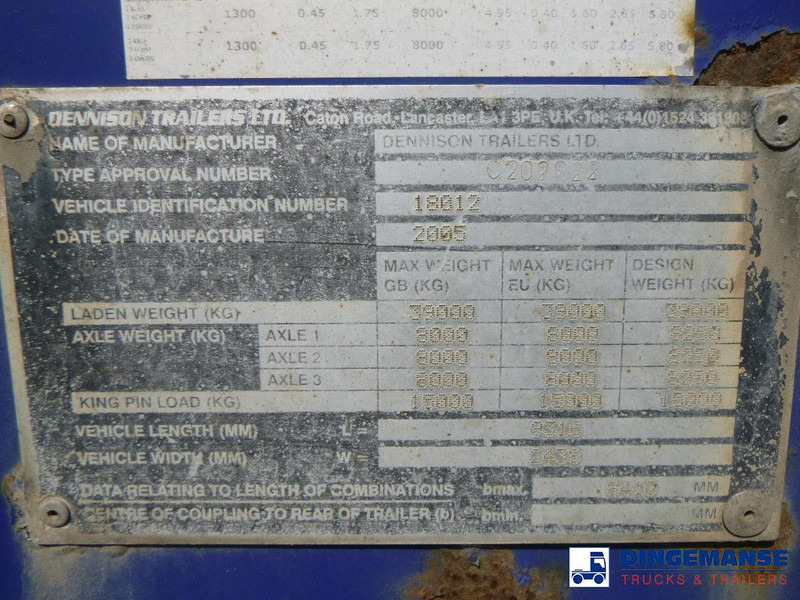 Container/ Wechselfahrgestell Auflieger Dennison Container trailer 20-30-40-45 ft: das Bild 16 Container/ Wechselfahrgestell Auflieger Dennison Container trailer 20-30-40-45 ft: das Bild 16