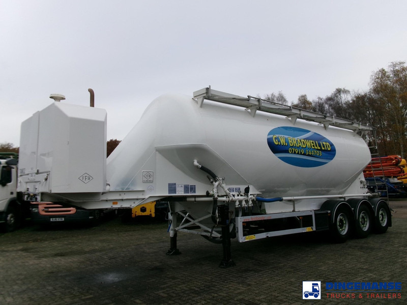 Feldbinder Powder tank alu 40 m3 / 1 comp + compressor - Tankauflieger: das Bild 1 Feldbinder Powder tank alu 40 m3 / 1 comp + compressor - Tankauflieger: das Bild 1