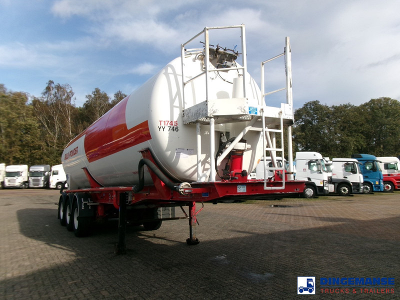 Feldbinder Powder tank alu 41 m3 (tipping) - Tankauflieger: das Bild 2 Feldbinder Powder tank alu 41 m3 (tipping) - Tankauflieger: das Bild 2