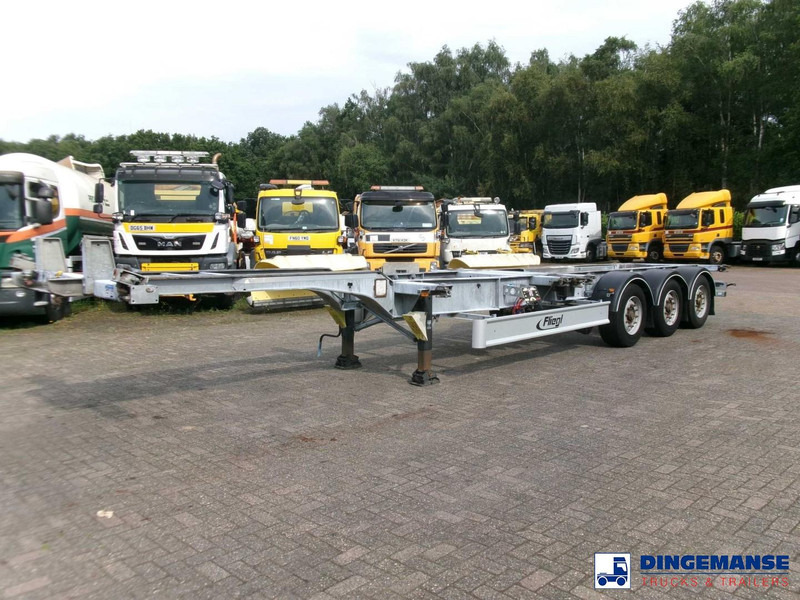 Fliegl 3-axle container trailer 45 ft - Container/ Wechselfahrgestell Auflieger: das Bild 1 Fliegl 3-axle container trailer 45 ft - Container/ Wechselfahrgestell Auflieger: das Bild 1