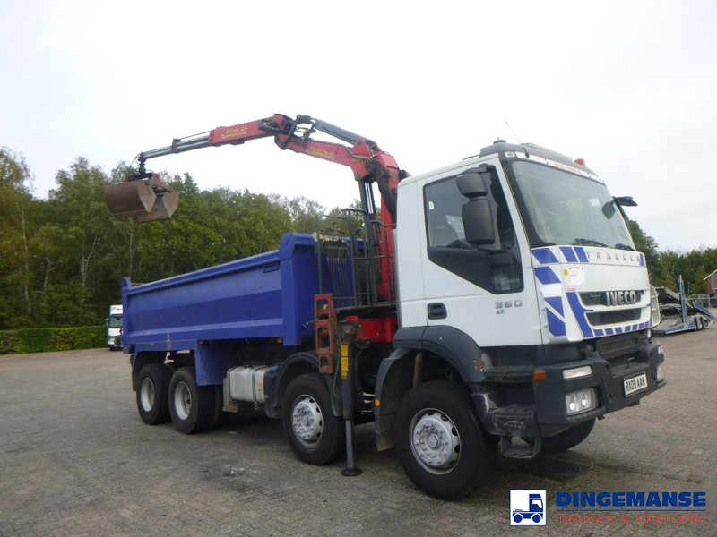 Iveco AD340T36 8x4 RHD tipper + Palfinger E120 plus + grapple - Autokran: das Bild 2 Iveco AD340T36 8x4 RHD tipper + Palfinger E120 plus + grapple - Autokran: das Bild 2