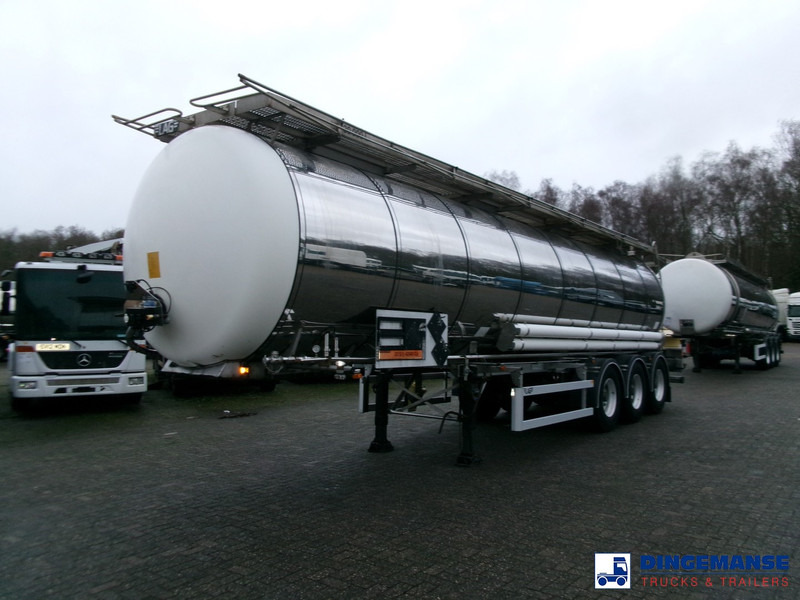 LAG Chemical tank inox L4BH 30 m3 / 1 comp + pump - Tankauflieger: das Bild 1 LAG Chemical tank inox L4BH 30 m3 / 1 comp + pump - Tankauflieger: das Bild 1