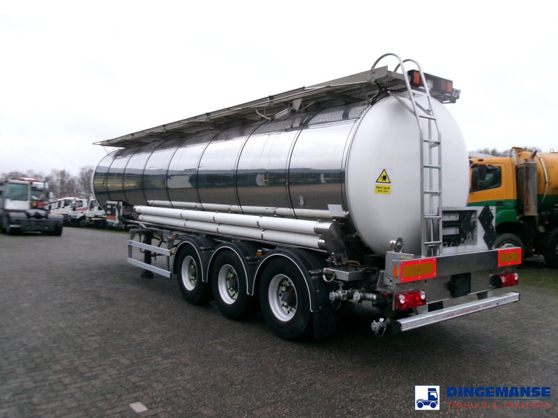 LAG Chemical tank inox L4BH 30 m3 / 1 comp + pump - Tankauflieger: das Bild 3 LAG Chemical tank inox L4BH 30 m3 / 1 comp + pump - Tankauflieger: das Bild 3