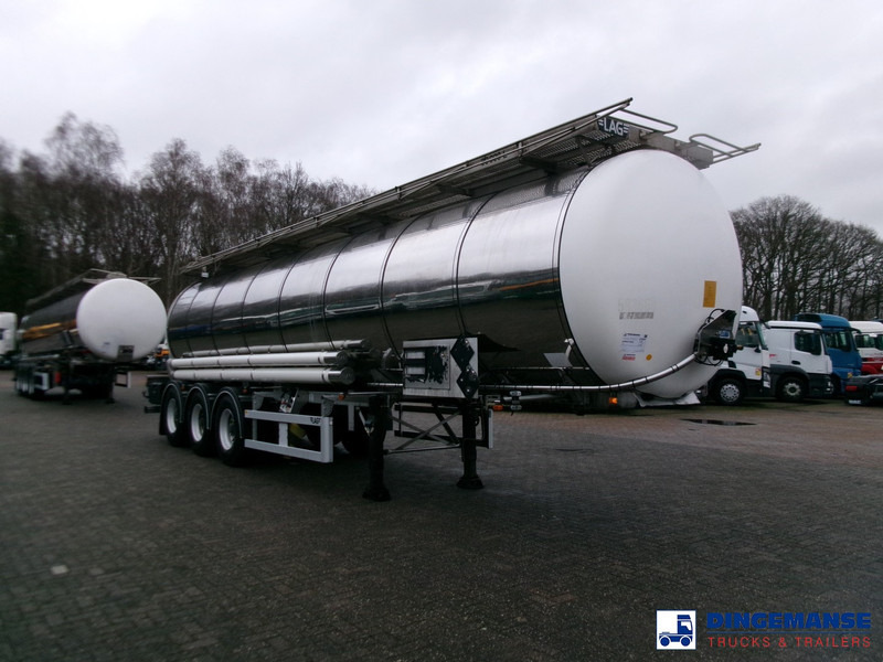 LAG Chemical tank inox L4BH 30 m3 / 1 comp + pump - Tankauflieger: das Bild 2 LAG Chemical tank inox L4BH 30 m3 / 1 comp + pump - Tankauflieger: das Bild 2