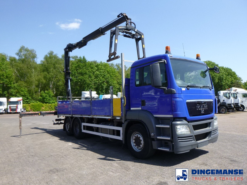 MAN TGS 26.360 6X2 RHD + HMF 1420-K2 + grapple - Autokran: das Bild 2 MAN TGS 26.360 6X2 RHD + HMF 1420-K2 + grapple - Autokran: das Bild 2