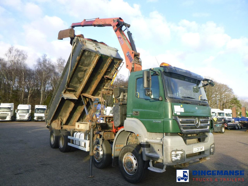Mercedes-Benz Axor 3236 8x4 RHD tipper + Hiab 1283 DK-2 Duo - Autokran: das Bild 2 Mercedes-Benz Axor 3236 8x4 RHD tipper + Hiab 1283 DK-2 Duo - Autokran: das Bild 2