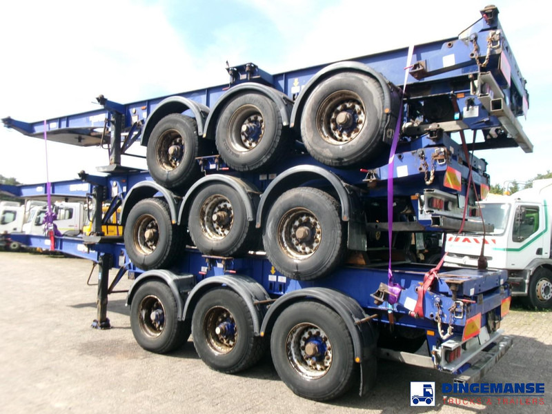 Montracon Stack - 3 x container chassis 20-30-40-45 ft - Container/ Wechselfahrgestell Auflieger: das Bild 4 Montracon Stack - 3 x container chassis 20-30-40-45 ft - Container/ Wechselfahrgestell Auflieger: das Bild 4