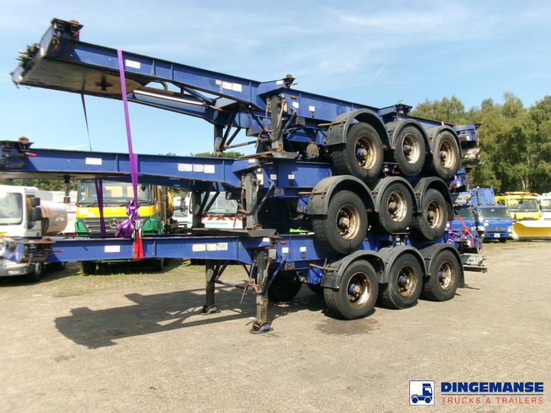 Montracon Stack - 3 x container chassis 20-30-40-45 ft - Container/ Wechselfahrgestell Auflieger: das Bild 1 Montracon Stack - 3 x container chassis 20-30-40-45 ft - Container/ Wechselfahrgestell Auflieger: das Bild 1
