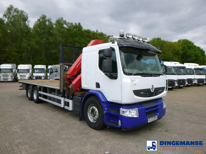 Renault Premium 380 dxi 6x2 RHD + HMF 2620-K4 - Autokran: das Bild 2 Renault Premium 380 dxi 6x2 RHD + HMF 2620-K4 - Autokran: das Bild 2