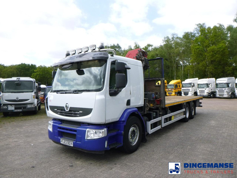 Renault Premium 380 dxi 6x2 RHD + HMF 2620-K4 - Autokran: das Bild 1 Renault Premium 380 dxi 6x2 RHD + HMF 2620-K4 - Autokran: das Bild 1