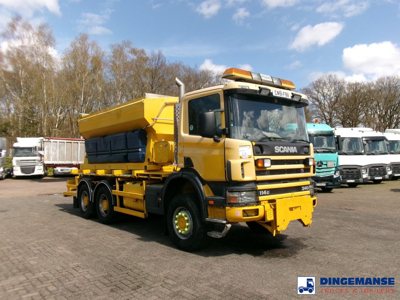 Scania P114-340 CB 6X6 RHD gritter / snow plough - Schneeräumfahrzeug: das Bild 2 Scania P114-340 CB 6X6 RHD gritter / snow plough - Schneeräumfahrzeug: das Bild 2