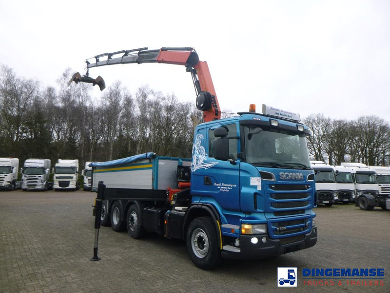 Scania R 500 8X2 tipper + Palfinger PK27001 EHD - Autokran: das Bild 2 Scania R 500 8X2 tipper + Palfinger PK27001 EHD - Autokran: das Bild 2