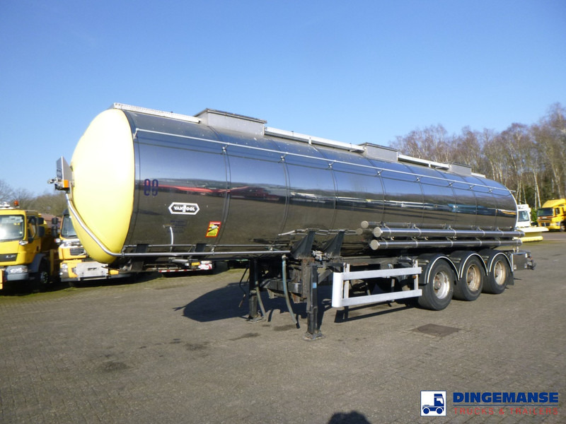 Van Hool Chemical tank inox 30 m3 / 1 comp - Tankauflieger: das Bild 1 Van Hool Chemical tank inox 30 m3 / 1 comp - Tankauflieger: das Bild 1
