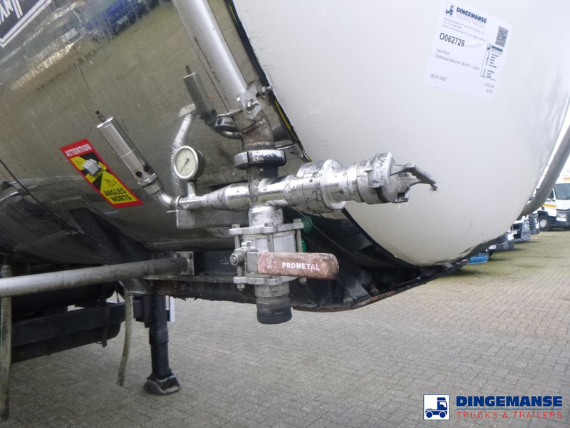 Tankauflieger Van Hool Chemical tank inox 30 m3 / 3 comp: das Bild 6