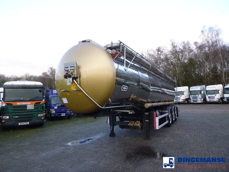 Van Hool Chemical tank inox L4BH 30 m3 / 1 comp / ADR 29/08/24 - Tankauflieger: das Bild 1 Van Hool Chemical tank inox L4BH 30 m3 / 1 comp / ADR 29/08/24 - Tankauflieger: das Bild 1