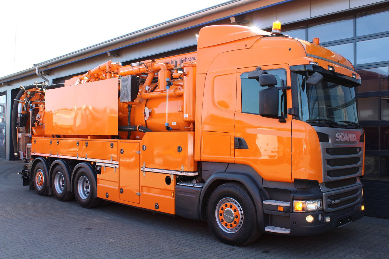 Scania R450 8x4 Kroll 19m³ Wasserrückgewinner Kombi-HD - Saug-/ Spülfahrzeug: das Bild 2 Scania R450 8x4 Kroll 19m³ Wasserrückgewinner Kombi-HD - Saug-/ Spülfahrzeug: das Bild 2