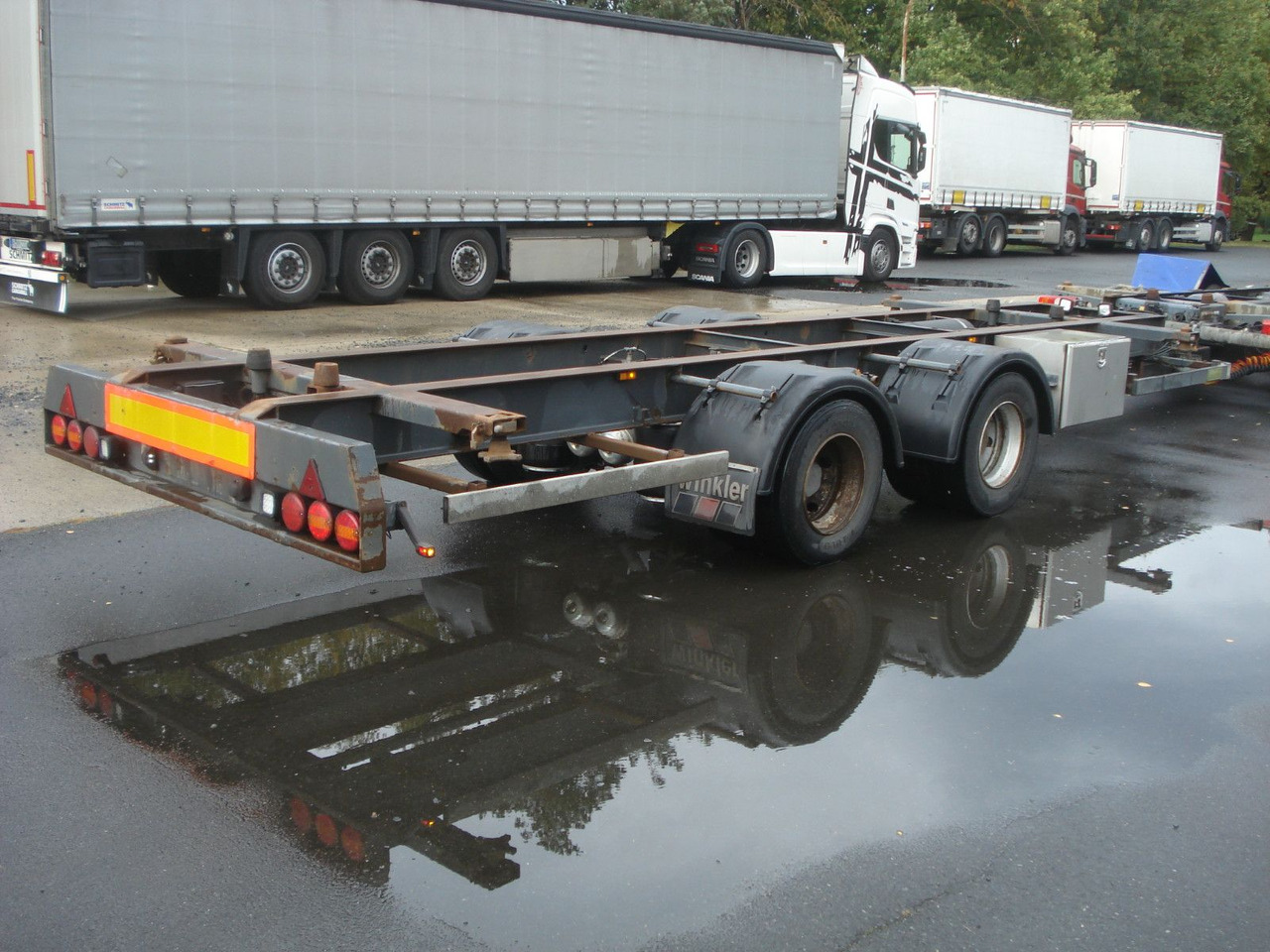 Krebs Jumbo Tandem für 7,82 WBs - Container/ Wechselfahrgestell Anhänger: das Bild 3 Krebs Jumbo Tandem für 7,82 WBs - Container/ Wechselfahrgestell Anhänger: das Bild 3