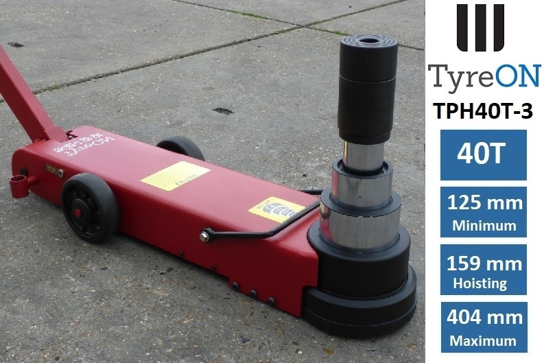TPH40T-3 Air hydraulic jack 40 Tons - Minimum height 12,5 cm - Werkstattgerät: das Bild 1 TPH40T-3 Air hydraulic jack 40 Tons - Minimum height 12,5 cm - Werkstattgerät: das Bild 1