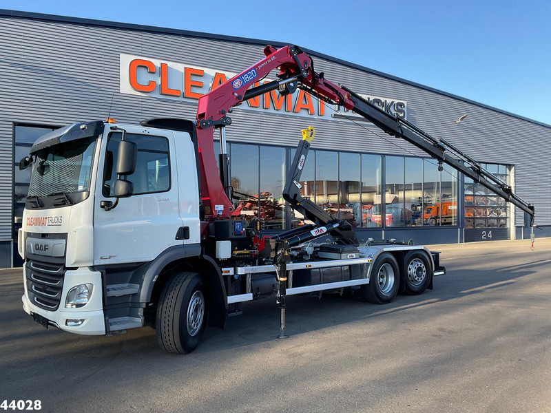 DAF FAN CF 340 Euro 6 HMF 18 Tonmeter laadkraan met lier Just 45.802 km! - Abrollkipper, Autokran: das Bild 1 DAF FAN CF 340 Euro 6 HMF 18 Tonmeter laadkraan met lier Just 45.802 km! - Abrollkipper, Autokran: das Bild 1