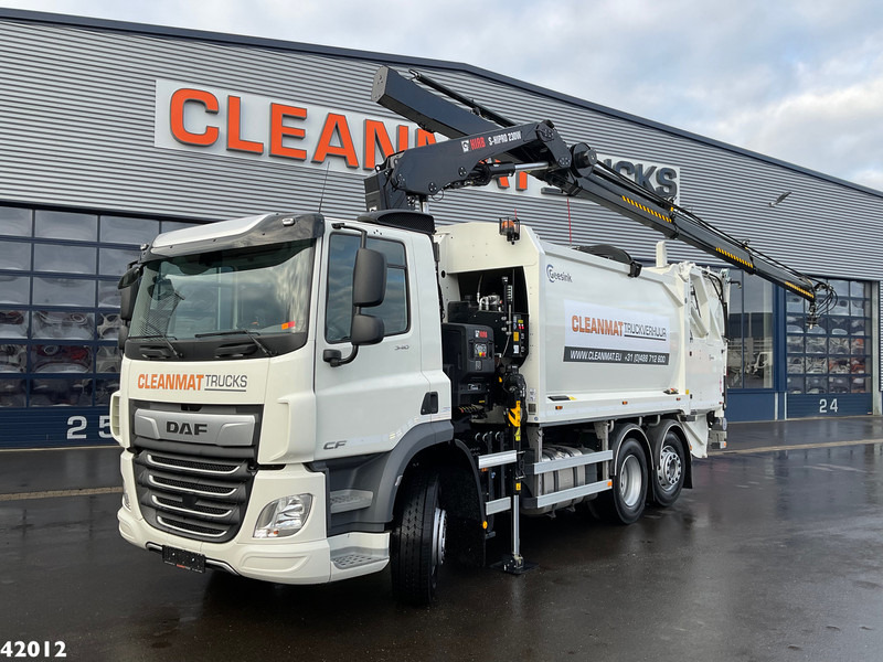 DAF FAN CF 340 Hiab 23 Tonmeter laadkraan - Müllwagen: das Bild 1 DAF FAN CF 340 Hiab 23 Tonmeter laadkraan - Müllwagen: das Bild 1