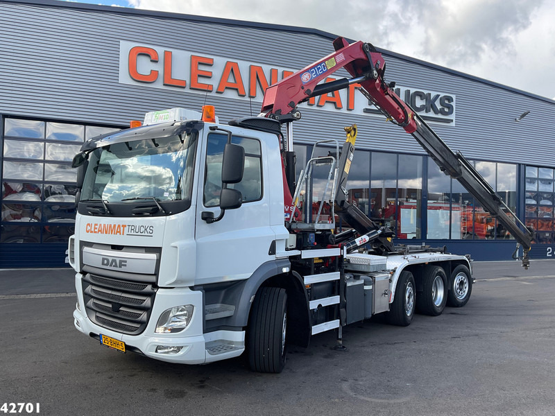 DAF FAQ CF 400 8x2 Euro 6 HMF 21 Tonmeter laadkraan - Abrollkipper, Autokran: das Bild 1 DAF FAQ CF 400 8x2 Euro 6 HMF 21 Tonmeter laadkraan - Abrollkipper, Autokran: das Bild 1