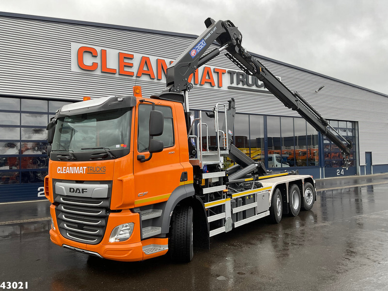 DAF FAQ CF 430 HMF 28 Tonmeter laadkraan - Abrollkipper, Autokran: das Bild 1 DAF FAQ CF 430 HMF 28 Tonmeter laadkraan - Abrollkipper, Autokran: das Bild 1