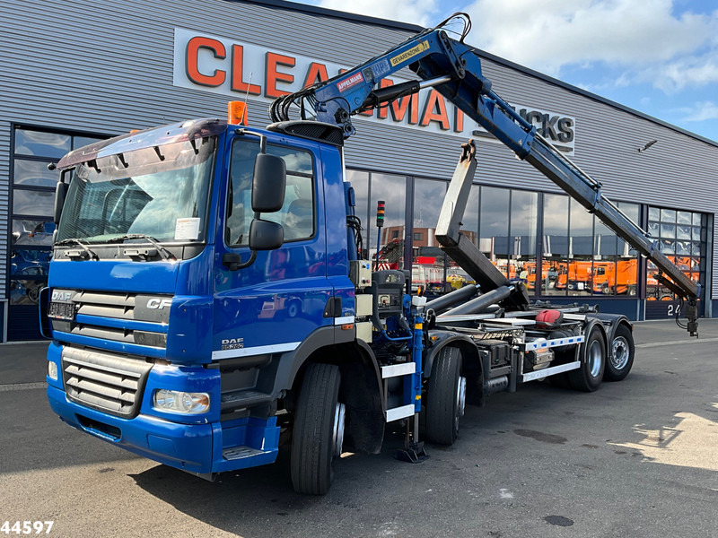 DAF FAX 85 CF 360 8x2 Euro 5 Hiab 16 Tonmeter laadkraan - Abrollkipper, Autokran: das Bild 1 DAF FAX 85 CF 360 8x2 Euro 5 Hiab 16 Tonmeter laadkraan - Abrollkipper, Autokran: das Bild 1
