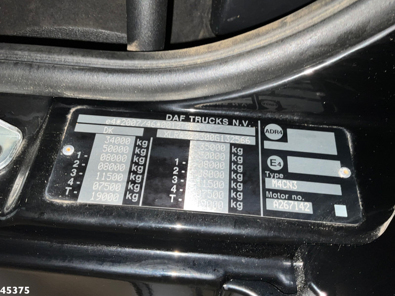 Kipper, Autokran DAF FAX CF 480 Euro 6 HMF 21 Tonmeter laadkraan: das Bild 12