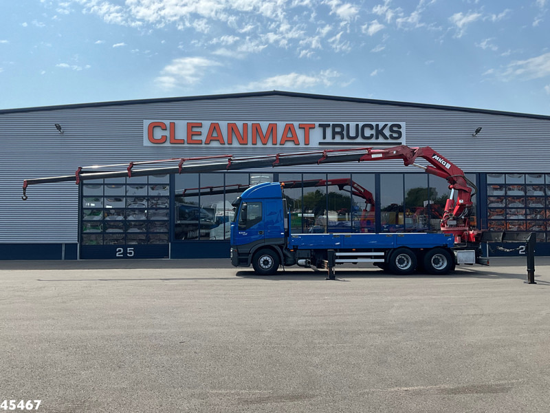 Iveco Stralis 500 6x4 MKG 54 Tonmeter laadkraan - Pritsche LKW, Autokran: das Bild 1 Iveco Stralis 500 6x4 MKG 54 Tonmeter laadkraan - Pritsche LKW, Autokran: das Bild 1
