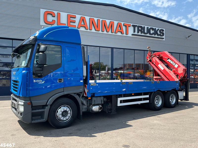 Iveco Stralis 500 6x4 MKG 54 Tonmeter laadkraan - Pritsche LKW, Autokran: das Bild 4 Iveco Stralis 500 6x4 MKG 54 Tonmeter laadkraan - Pritsche LKW, Autokran: das Bild 4