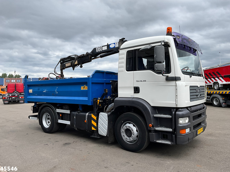 MAN TGA 18.310 Full Steel HMF 10 Tonmeter laadkraan - Kipper, Autokran: das Bild 4 MAN TGA 18.310 Full Steel HMF 10 Tonmeter laadkraan - Kipper, Autokran: das Bild 4