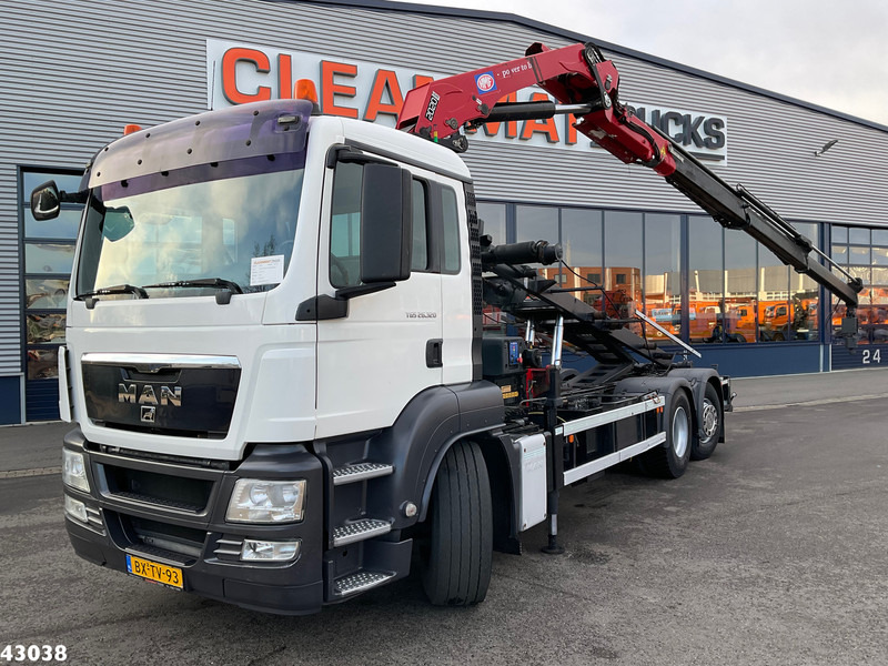 MAN TGS 26.320 HMF 20 Tonmeter laadkraan - Seil Abrollkipper, Autokran: das Bild 1 MAN TGS 26.320 HMF 20 Tonmeter laadkraan - Seil Abrollkipper, Autokran: das Bild 1