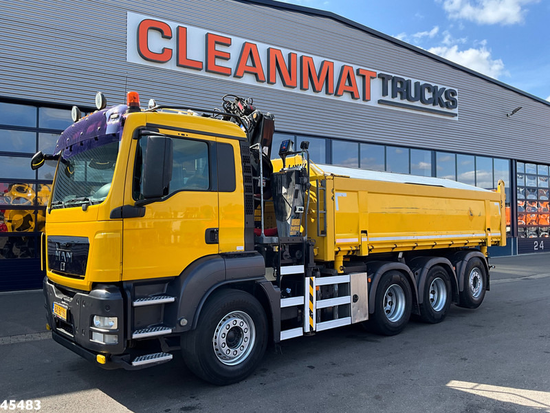 MAN TGS 35.400 8x4 Manual HMF 16 Tm Z-kraan - Kipper, Autokran: das Bild 4 MAN TGS 35.400 8x4 Manual HMF 16 Tm Z-kraan - Kipper, Autokran: das Bild 4