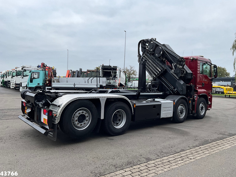MAN TGS 35.480 8x4H Euro 6 HMF 40 Tonmeter laadkraan + Fly-Jib - Abrollkipper, Autokran: das Bild 4 MAN TGS 35.480 8x4H Euro 6 HMF 40 Tonmeter laadkraan + Fly-Jib - Abrollkipper, Autokran: das Bild 4
